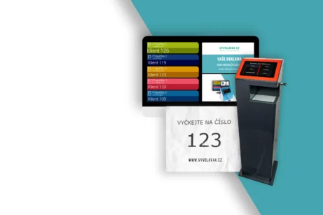 Pořadový systém TOTEM v čekárně kliniky